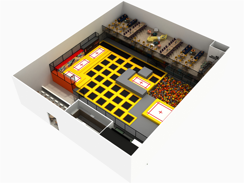 兒童蹦床——快樂專加