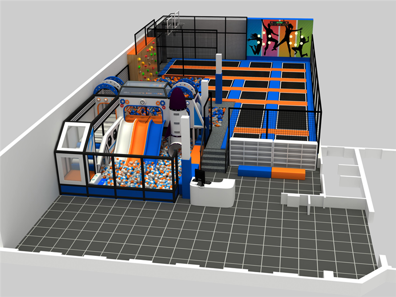 室內奇妙蹦床公園——快樂專加