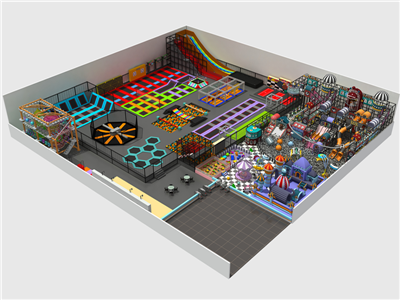 室內(nèi)親子蹦床館——快樂專加
