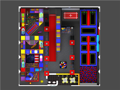 室內(nèi)互動親子蹦床——快樂專加