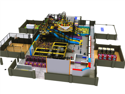 室內(nèi)科學(xué)蹦床館——快樂專加