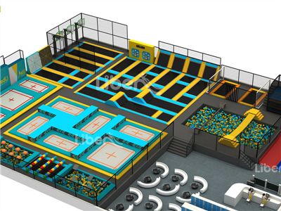 室內(nèi)空間蹦床館——快樂專加