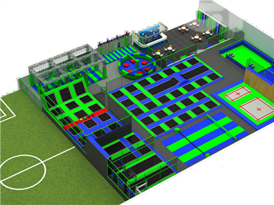 室內(nèi)空間科學(xué)蹦床公園——快樂(lè)專加
